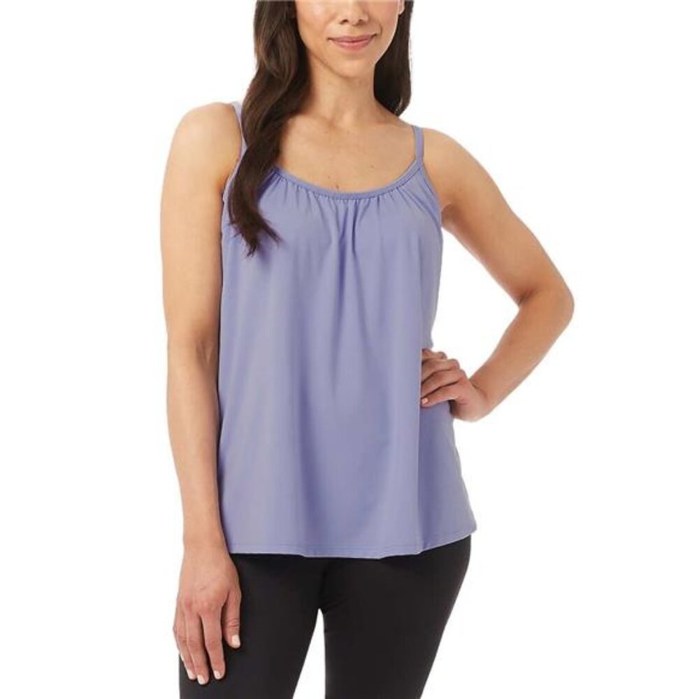 32 Degrees Womens Cool Bra Top, 2 Pack (Blue/Lavender, Medium) - Picture 3 of 4